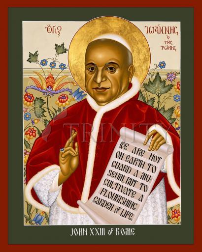 Acrylic Print - St. John XXIII by Br. Robert Lentz, OFM - Trinity Stores