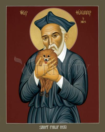 Acrylic Print - St. Philip Neri by Br. Robert Lentz, OFM - Trinity Stores
