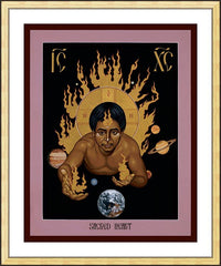 Wall Frame Gold - Sacred Heart by R. Lentz