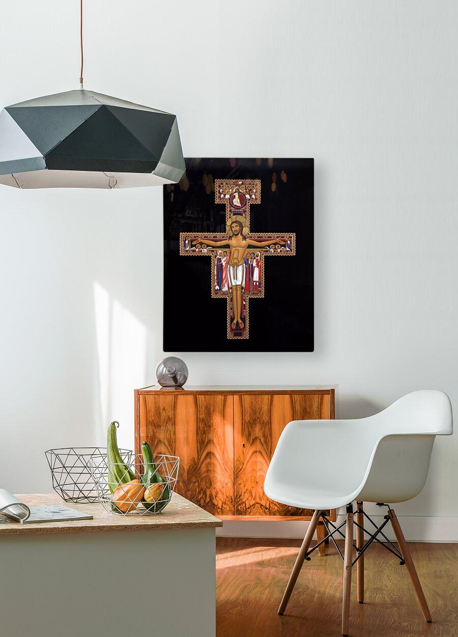 Acrylic Print - San Damiano Crucifix by Br. Robert Lentz, OFM - Trinity Stores