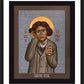 Wall Frame Black, Matted - Simone Weil by Br. Robert Lentz, OFM - Trinity Stores