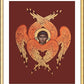 Wall Frame Gold, Matted - Seraph Angel by Br. Robert Lentz, OFM - Trinity Stores