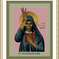 Wall Frame Gold, Matted - Syro-Phoenician Woman by Br. Robert Lentz, OFM - Trinity Stores