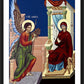 Wall Frame Black, Matted - Annunciation by Br. Robert Lentz, OFM - Trinity Stores