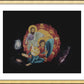 Wall Frame Gold, Matted - Holy Trinity by Br. Robert Lentz, OFM - Trinity Stores