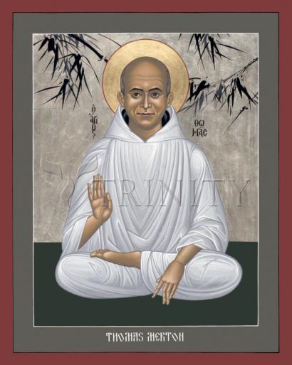 Acrylic Print - Thomas Merton by Br. Robert Lentz, OFM - Trinity Stores