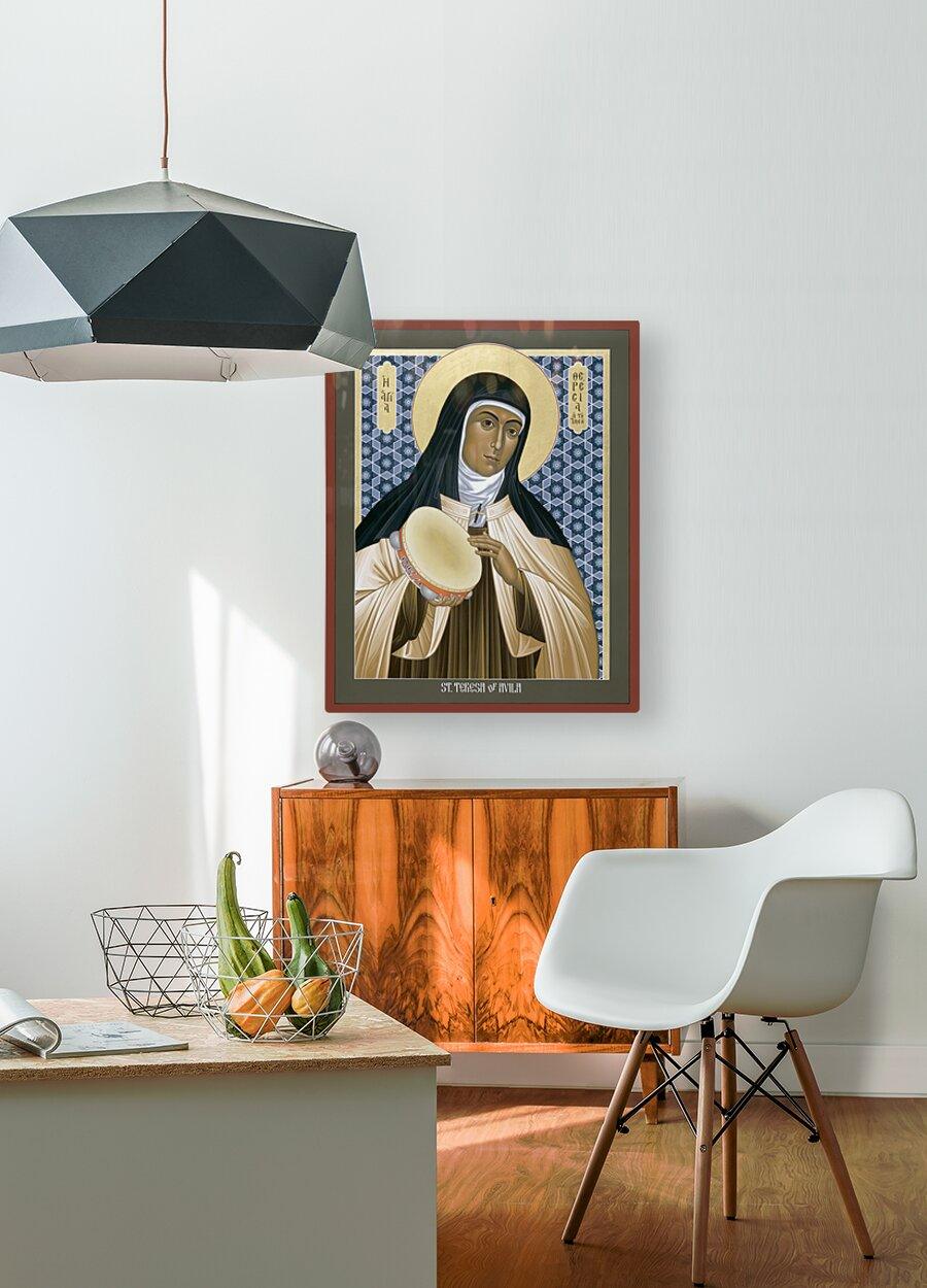 Acrylic Print - St. Teresa of Avila by Br. Robert Lentz, OFM - Trinity Stores