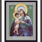 Wall Frame Espresso, Matted - Mary, Undoer of Knots - Spanish by Br. Robert Lentz, OFM - Trinity Stores