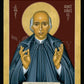 Wall Frame Black, Matted - St. Vincent Pallotti by Br. Robert Lentz, OFM - Trinity Stores