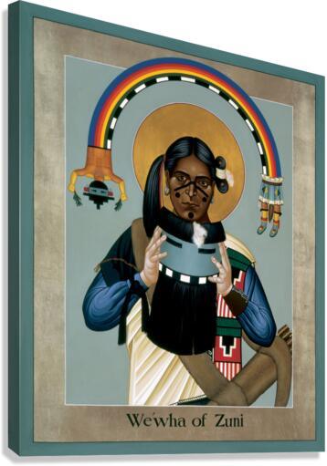 Canvas Print - We-wha of Zuni by Br. Robert Lentz, OFM - Trinity Stores
