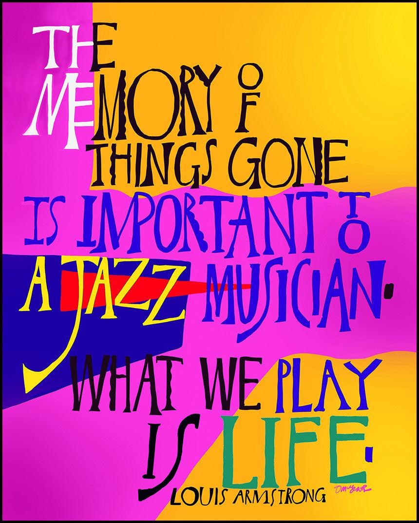 Louis Armstrong - Wood Plaque by Br. Mickey McGrath, OSFS - Trinity Stores