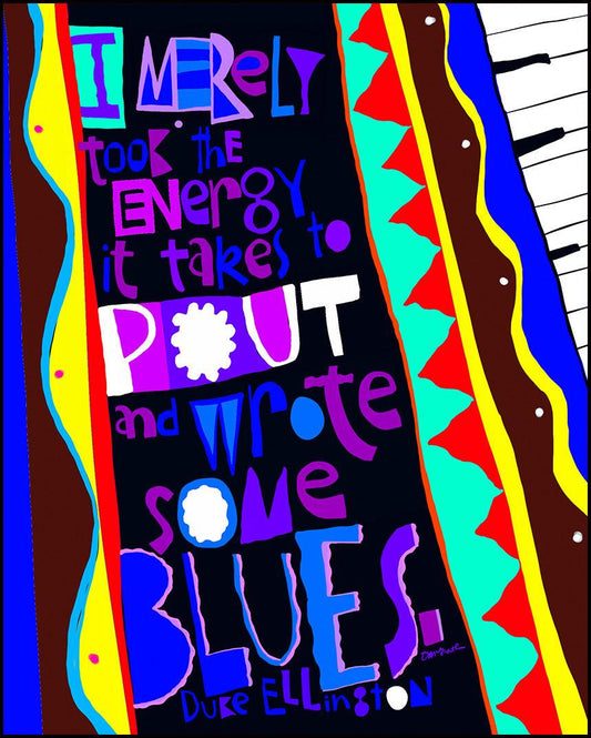 Duke Ellington - Wood Plaque by Br. Mickey McGrath, OSFS - Trinity Stores