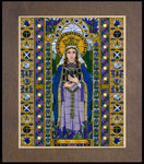 Wood Plaque Premium - St. Margaret of Scotland by B. Nippert