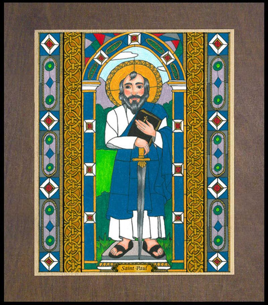 St. Paul - Wood Plaque Premium by Brenda Nippert - Trinity Stores
