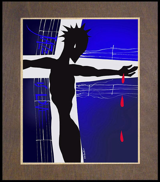 Jazz is Love - Wood Plaque Premium by Br. Mickey McGrath, OSFS - Trinity Stores