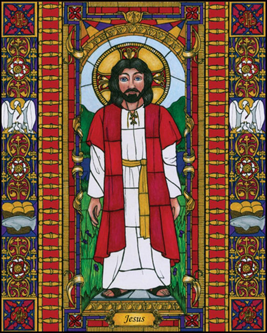 Jesus - Wood Plaque by Brenda Nippert - Trinity Stores