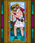 Wood Plaque - St. Christopher by B. Nippert