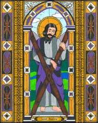 Wood Plaque - St. Andrew by B. Nippert