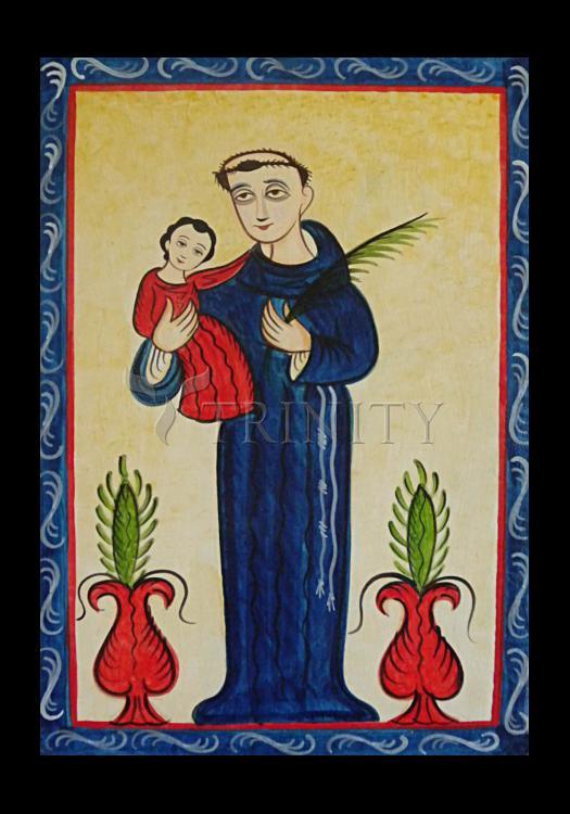 St. Anthony of Padua - Holy Card by Br. Arturo Olivas, OFS - Trinity Stores