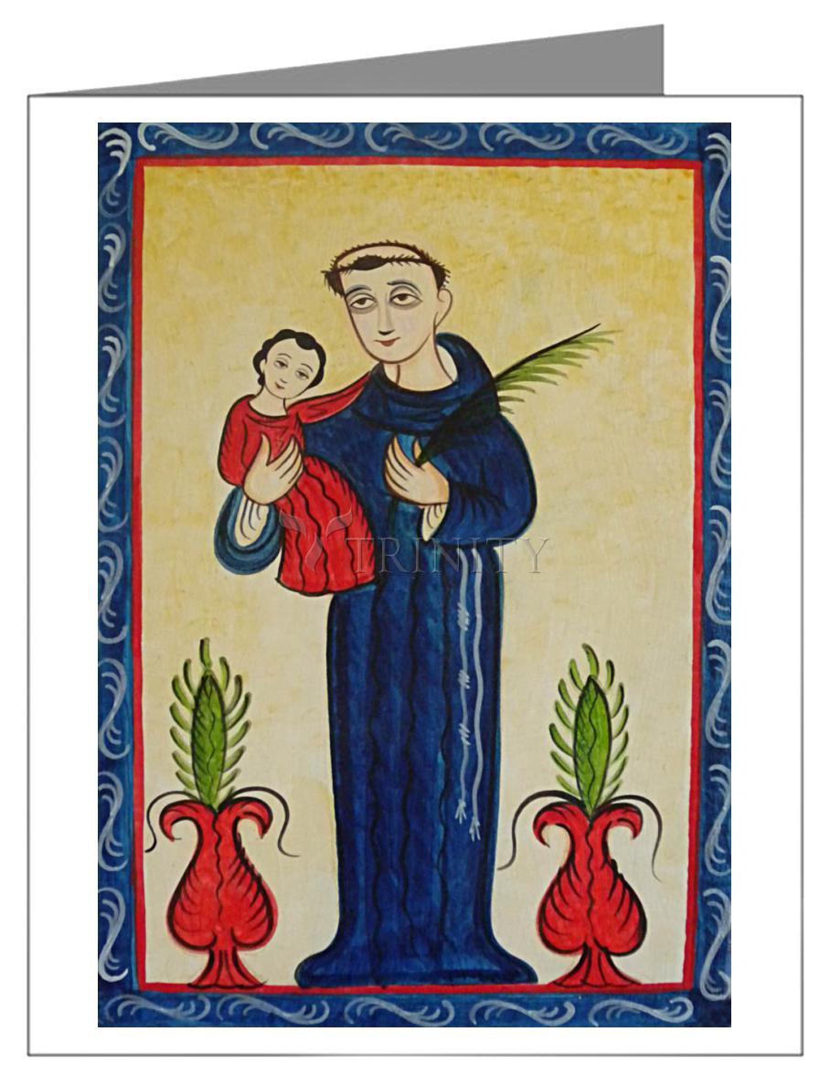 St. Anthony of Padua - Note Card by Br. Arturo Olivas, OFS - Trinity Stores