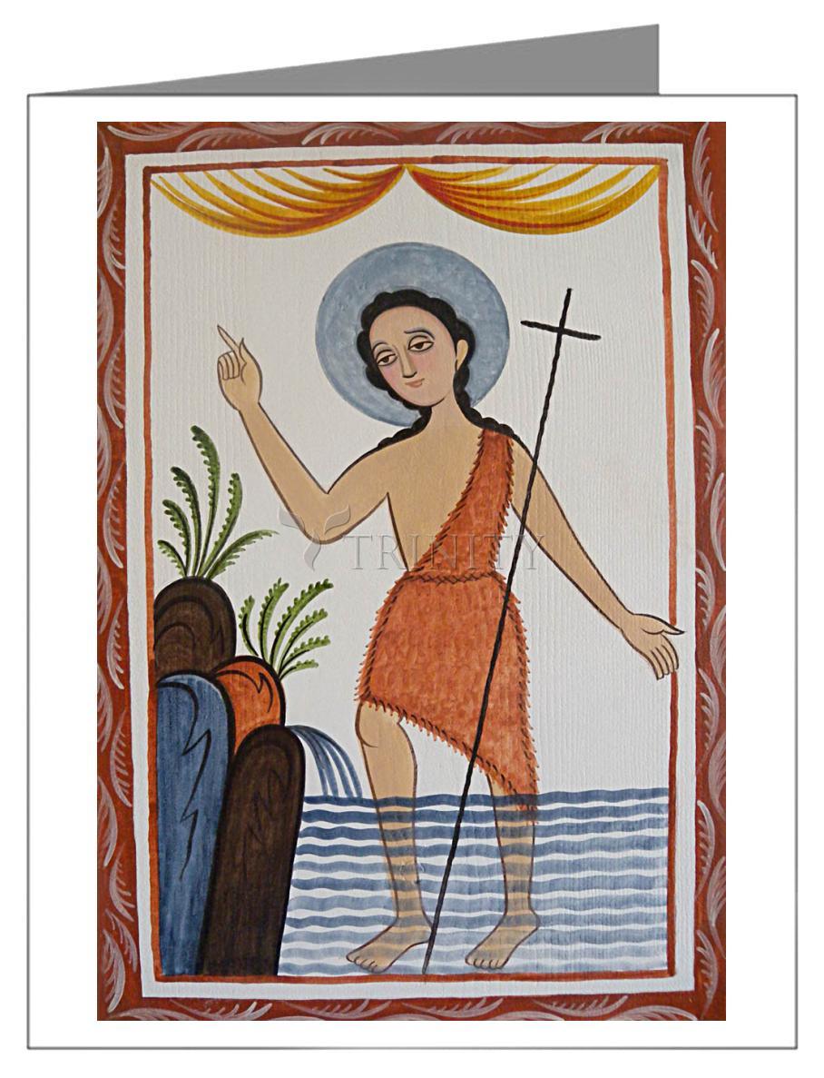 St. John the Baptist - Note Card Custom Text by Br. Arturo Olivas, OFS - Trinity Stores