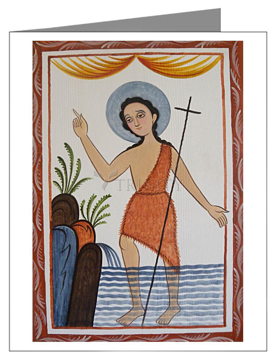 St. John the Baptist - Note Card by Br. Arturo Olivas, OFS - Trinity Stores