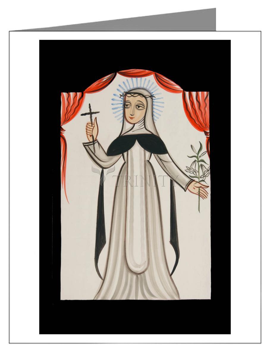 St. Catherine of Siena - Note Card by Br. Arturo Olivas, OFS - Trinity Stores