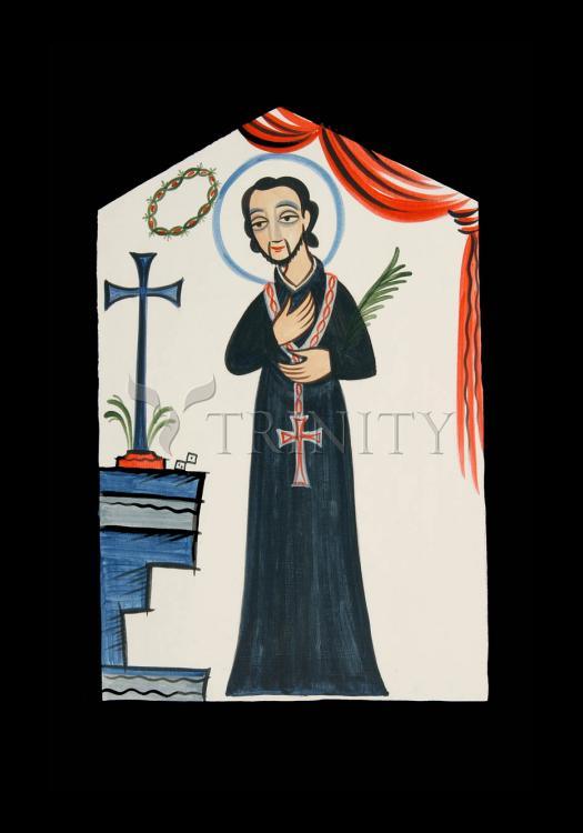 St. Cayetano - Holy Card by Br. Arturo Olivas, OFS - Trinity Stores