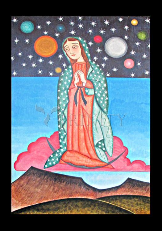 Our Lady of the Cosmos - Holy Card by Br. Arturo Olivas, OFS - Trinity Stores