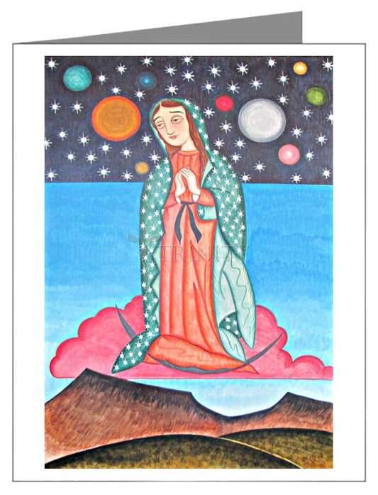 Our Lady of the Cosmos - Note Card by Br. Arturo Olivas, OFS - Trinity Stores