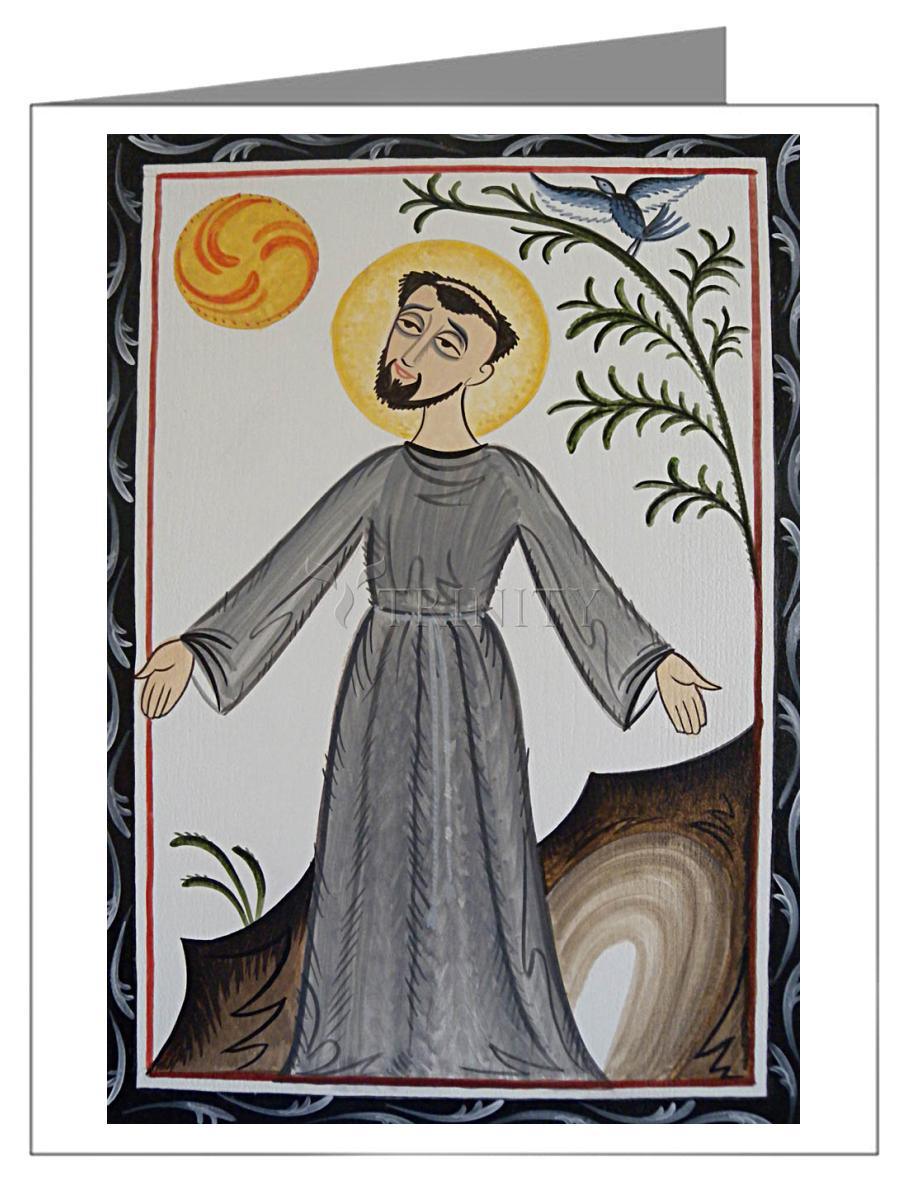 St. Francis of Assisi - Note Card Custom Text by Br. Arturo Olivas, OFS - Trinity Stores