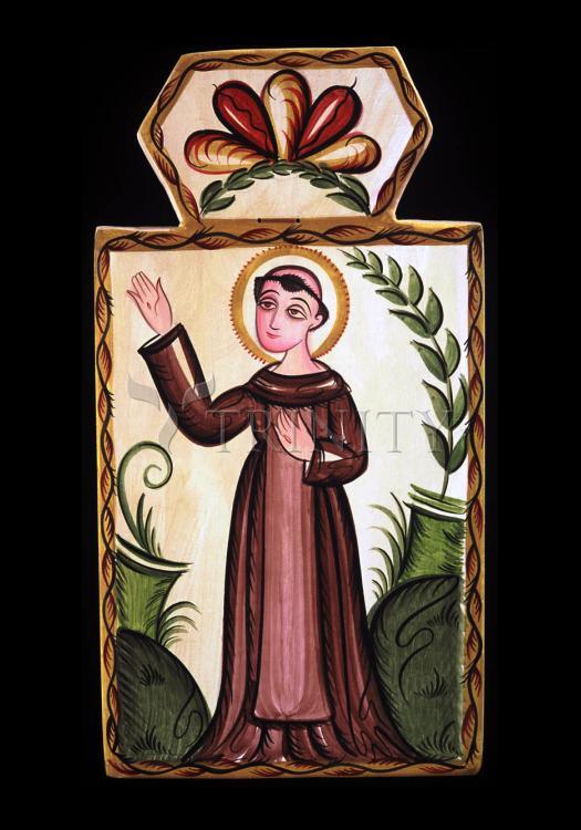 St. Francis of Assisi - Holy Card by Br. Arturo Olivas, OFS - Trinity Stores