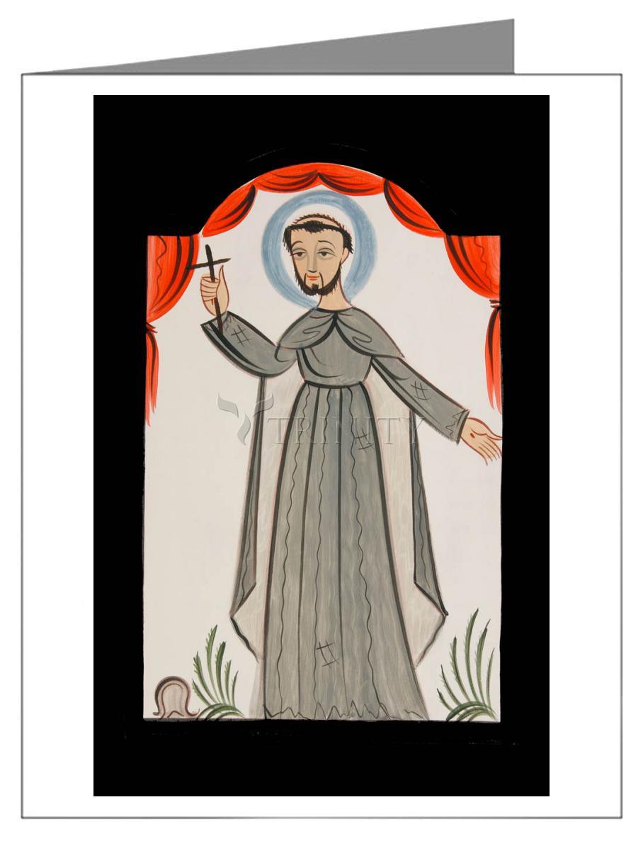 St. Francis of Assisi - Note Card Custom Text by Br. Arturo Olivas, OFS - Trinity Stores