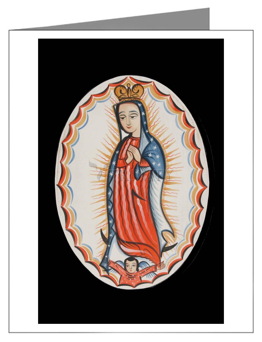 Our Lady of Guadalupe - Note Card Custom Text by Br. Arturo Olivas, OFS - Trinity Stores