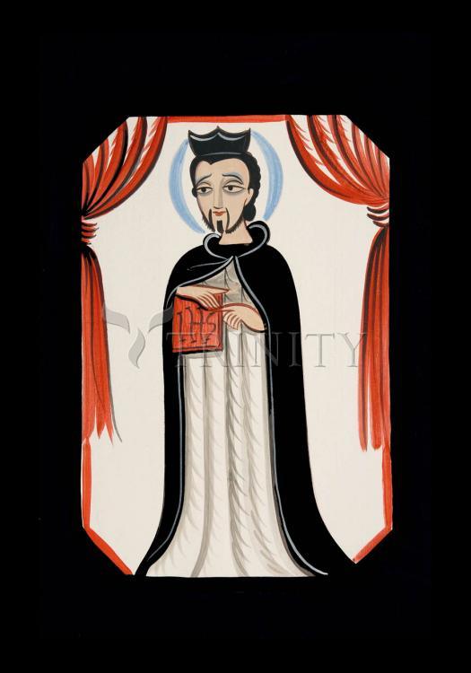 St. Ignatius Loyola - Holy Card by Br. Arturo Olivas, OFS - Trinity Stores