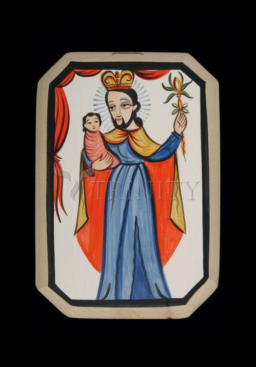 St. Joseph - Holy Card by Br. Arturo Olivas, OFS - Trinity Stores