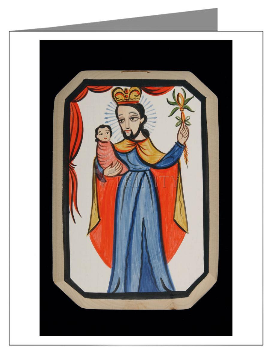 St. Joseph - Note Card Custom Text by Br. Arturo Olivas, OFS - Trinity Stores