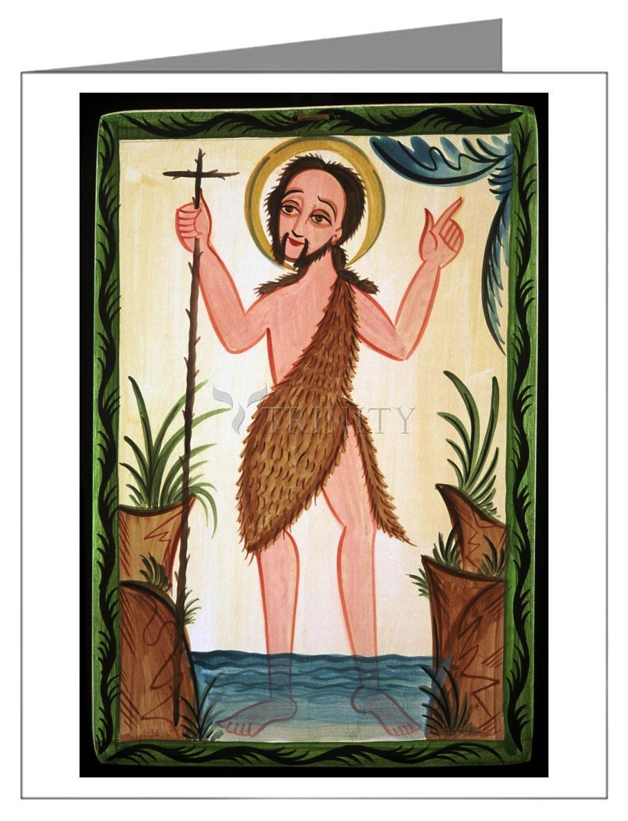 St. John the Baptist - Note Card by Br. Arturo Olivas, OFS - Trinity Stores