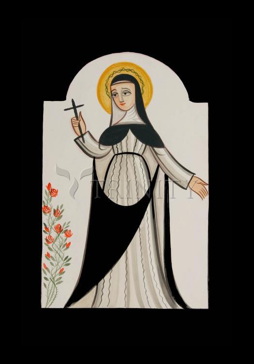 St. Rose of Lima - Holy Card by Br. Arturo Olivas, OFS - Trinity Stores
