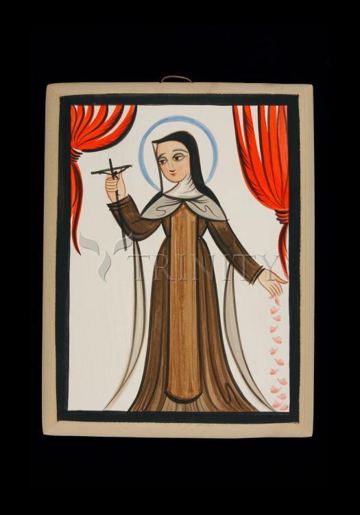 St. Thérèse of Lisieux - Holy Card by Br. Arturo Olivas, OFS - Trinity Stores