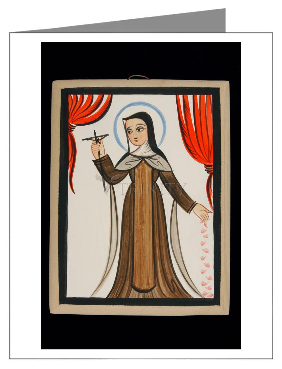 St. Thérèse of Lisieux - Note Card by Br. Arturo Olivas, OFS - Trinity Stores