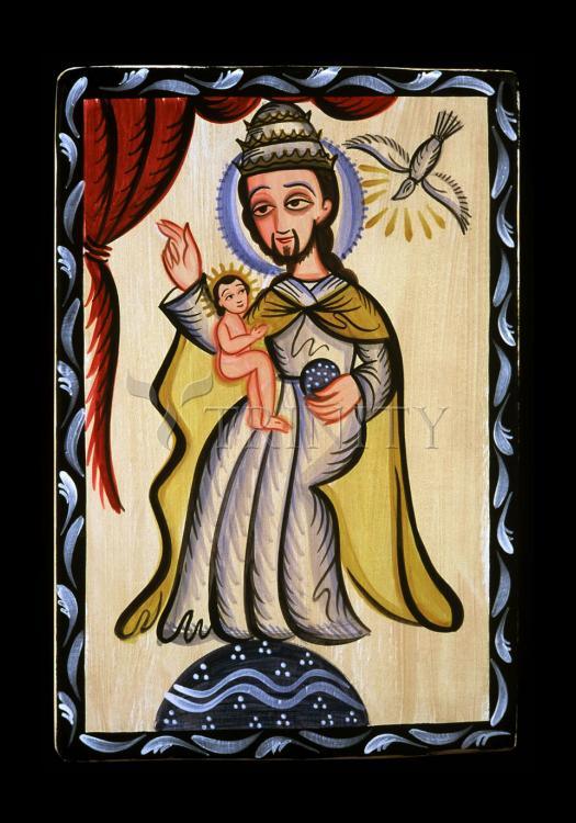 Holy Trinity - Holy Card by Br. Arturo Olivas, OFS - Trinity Stores