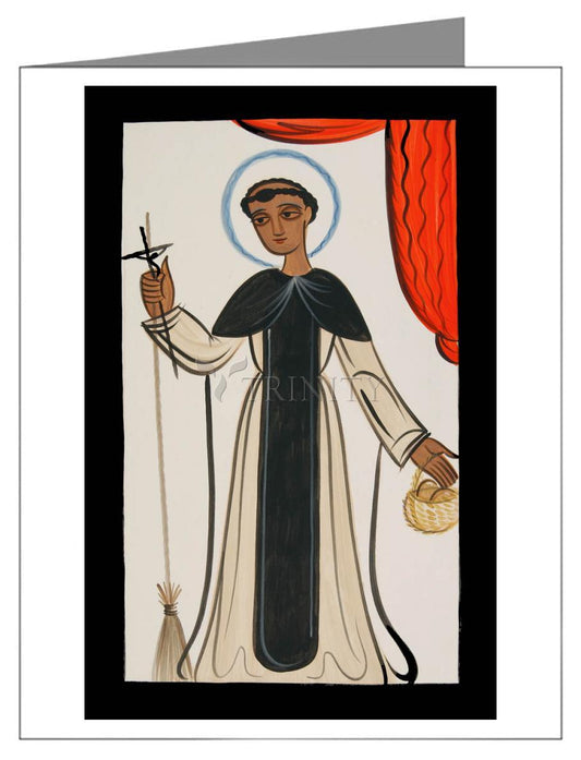 St. Martin de Porres - Note Card Custom Text by Br. Arturo Olivas, OFS - Trinity Stores