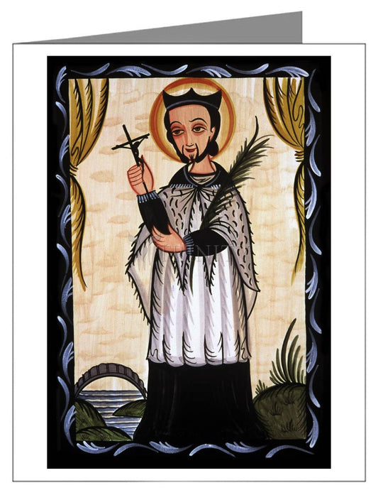 St. John Nepomucene - Note Card Custom Text by Br. Arturo Olivas, OFS - Trinity Stores