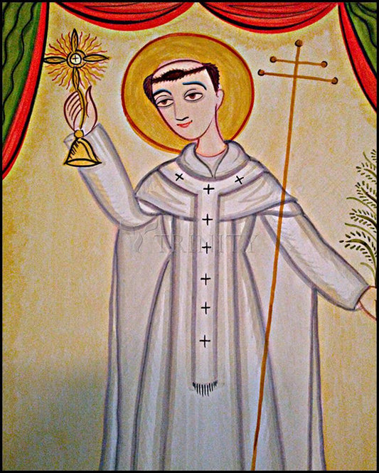 St. Norbert - Wood Plaque by Br. Arturo Olivas, OFS - Trinity Stores