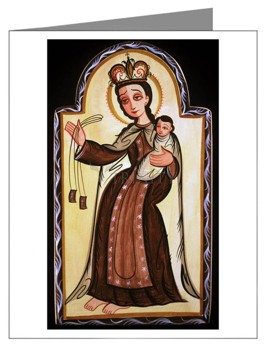 Our Lady of Mt. Carmel - Note Card by Br. Arturo Olivas, OFS - Trinity Stores