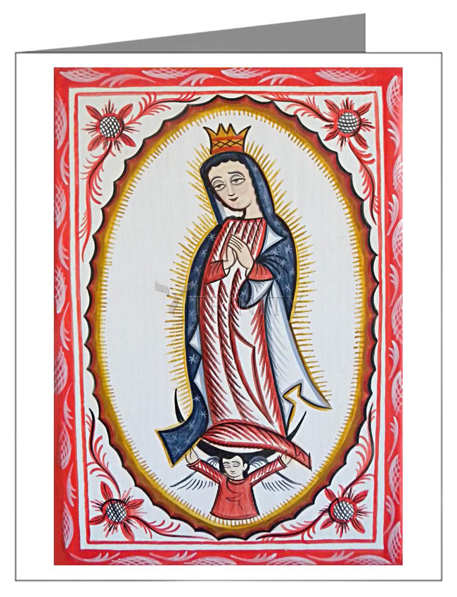 Our Lady of Guadalupe - Note Card Custom Text by Br. Arturo Olivas, OFS - Trinity Stores