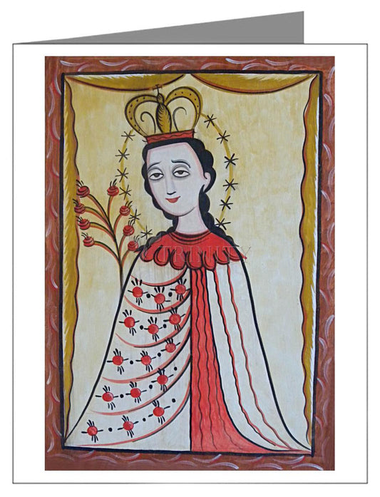 Our Lady of the Roses - Note Card Custom Text by Br. Arturo Olivas, OFS - Trinity Stores