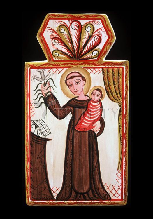 St. Anthony of Padua - Holy Card by Br. Arturo Olivas, OFS - Trinity Stores