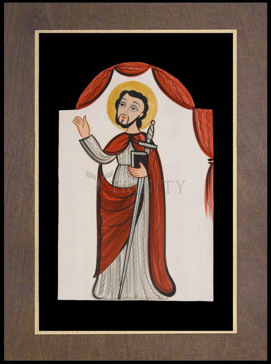 St. Peter - Wood Plaque Premium by Br. Arturo Olivas, OFS - Trinity Stores